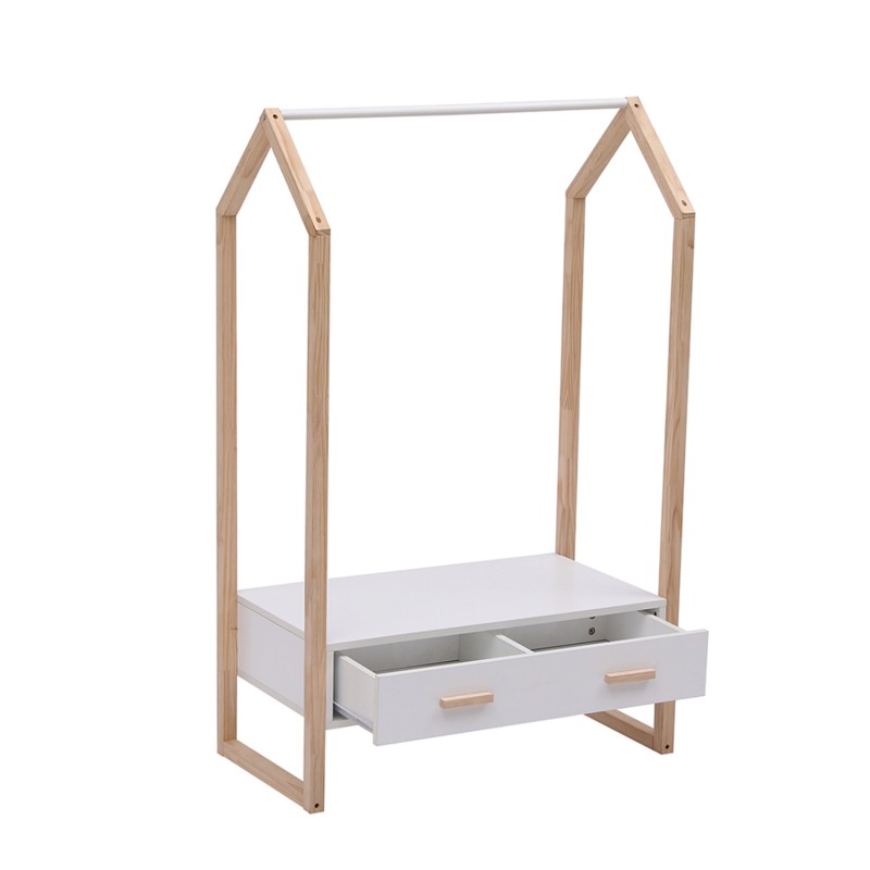 ΚΡΕΜΑΣΤΡΑ ΜΕ ΣΥΡΤΑΡΙ ΠΑΙΔΙΚH PEPE ART MAISON LEAFEON ΜΕΛΑΜΙΝΗ-ΞΥΛΟ ΠΕΥΚΟΥ 80x40x125Υεκ