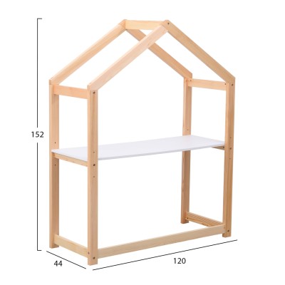 ΓΡΑΦΕΙΟ ΠΑΙΔΙΚΟ ART MAISON GULPIN ΞΥΛΟ ΠΕΥΚΟΥ ΣΕ ΦΥΣΙΚΟ-ΜΕΛΑΜΙΝΗ 120x44x152Υεκ