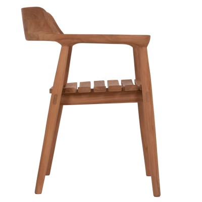 ΠΟΛΥΘΡΟΝΑ ΕΞΩΤΕΡΙΚΟΥ ΧΩΡΟΥ ART MAISON ACE ΞΥΛΟ TEAK-ΦΥΣΙΚΟ ΧΡΩΜΑ 55x53x78Υεκ.