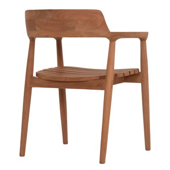 ΠΟΛΥΘΡΟΝΑ ΕΞΩΤΕΡΙΚΟΥ ΧΩΡΟΥ ART MAISON ACE ΞΥΛΟ TEAK-ΦΥΣΙΚΟ ΧΡΩΜΑ 55x53x78Υεκ.