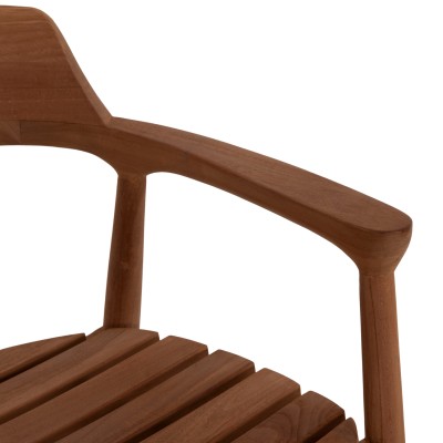 ΠΟΛΥΘΡΟΝΑ ΕΞΩΤΕΡΙΚΟΥ ΧΩΡΟΥ ART MAISON ACE ΞΥΛΟ TEAK-ΦΥΣΙΚΟ ΧΡΩΜΑ 55x53x78Υεκ.