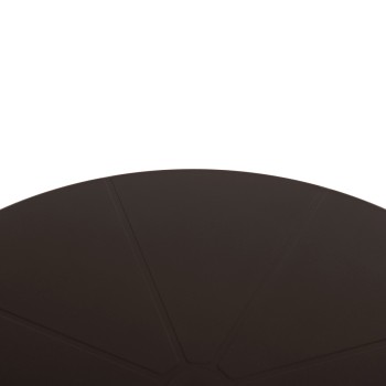 ΤΡΑΠΕΖΙ ART MAISON INERTIA ΠΟΛΥΠΡΟΠΥΛΕΝΙΟΥ ΣΤΡΟΓΓΥΛΟ TERRIN ΚΑΦΕ Φ60x75Υεκ.