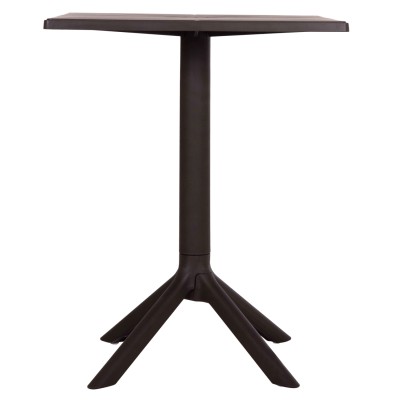 ΤΡΑΠΕΖΙ ΠΟΛΥΠΡΟΠΥΛΕΝΙΟΥ ART MAISON BRADLEY ΤΕΤΡΑΓΩΝΟ TERRIN ΚΑΦΕ 60x60x75Υεκ.