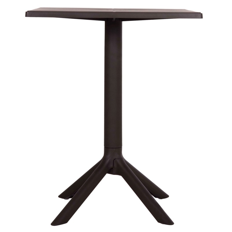 ΤΡΑΠΕΖΙ ΠΟΛΥΠΡΟΠΥΛΕΝΙΟΥ ART MAISON BRADLEY ΤΕΤΡΑΓΩΝΟ TERRIN ΚΑΦΕ 60x60x75Υεκ.