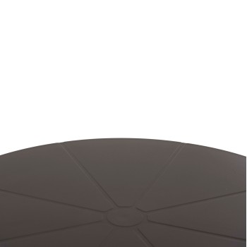 ΤΡΑΠΕΖΙ ΜΠΑΡ ΣΤΡΟΓΓΥΛΟ ART MAISON BRADLEY ΠΟΛΥΠΡΟΠΥΛΕΝΙΟ DARK OLIVE GREEN Φ61x107Υεκ.