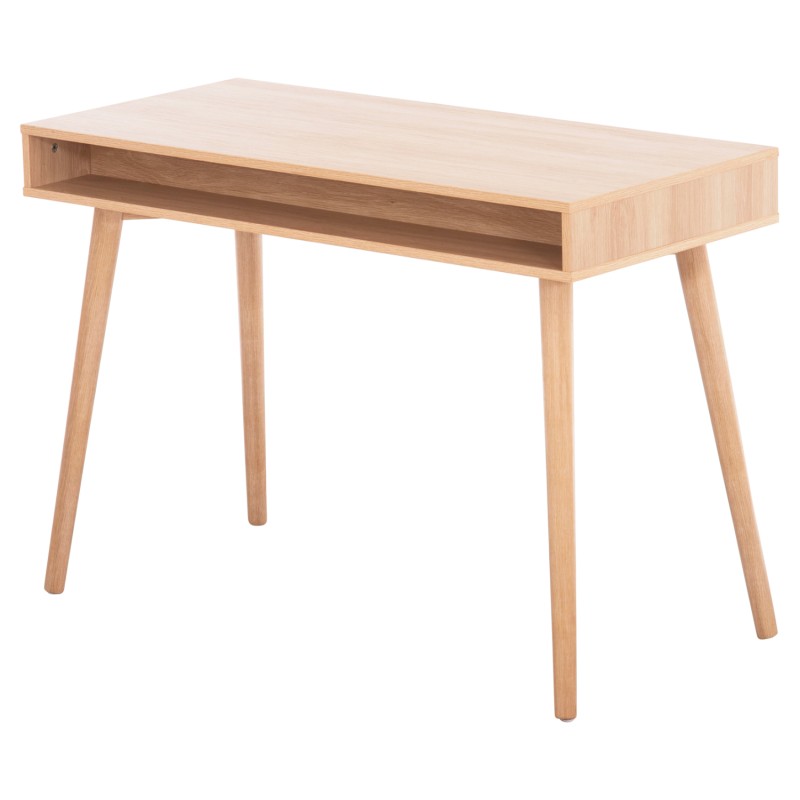 ΓΡΑΦΕΙΟ ART MAISON HATTERM ΜΕΛΑΜΙΝΗ ΣΕ SONAMA-ΓΚΡΙ-ΛΕΥΚΟ-ΜΠΕΖ 110x50x76.5Υεκ.