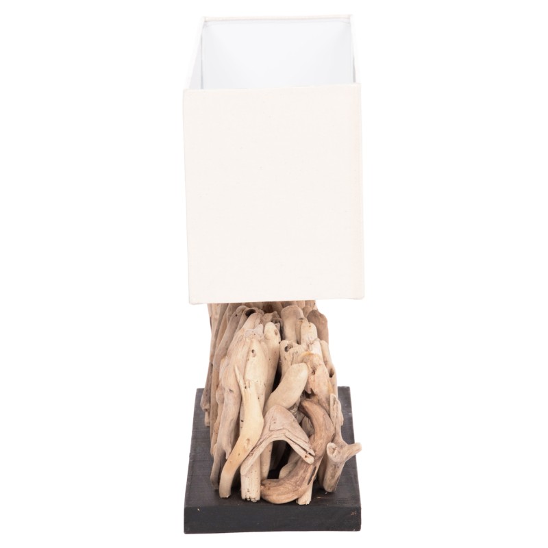 ΕΠΙΤΡΑΠΕΖΙΟ ΟΡΘΟΓΩΝΙΟ ΦΩΤΙΣΤΙΚΟ ART MAISON SHIVER DRIFTWOOD & ΛΕΥΚΟ ΚΑΠΕΛΟ 56x16.5x43Υεκ.