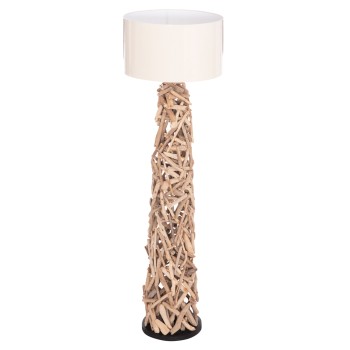 ΔΙΑΚΟΣΜΗΤΙΚΟ ΦΩΤΙΣΤΙΚΟ ΔΑΠΕΔΟΥ ART MAISON SHARON DRIFTWOOD--ΛΕΥΚΟ PVC Φ45x153Υεκ.