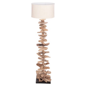 ΔΙΑΚΟΣΜΗΤΙΚΟ ΦΩΤΙΣΤΙΚΟ ΔΑΠΕΔΟΥ ART MAISON CARTER DRIFTWOOD--ΛΕΥΚΟ PVC Φ45x155Υεκ.
