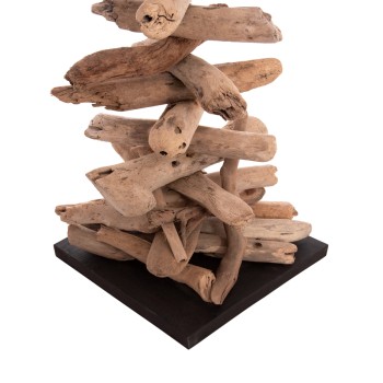 ΔΙΑΚΟΣΜΗΤΙΚΟ ΦΩΤΙΣΤΙΚΟ ΔΑΠΕΔΟΥ ART MAISON CARTER DRIFTWOOD--ΛΕΥΚΟ PVC Φ45x155Υεκ.