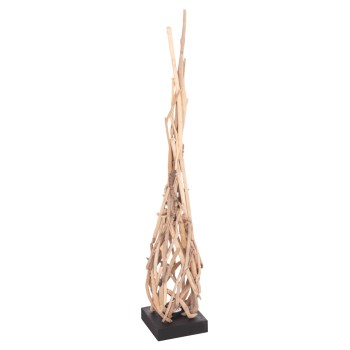 ΔΙΑΚΟΣΜΗΤΙΚΟ ΦΩΤΙΣΤΙΚΟ ΔΑΠΕΔΟΥ ART MAISON SHARD DRIFTWOOD ΣΕ ΦΥΣΙΚΟ 30x30x179Υεκ.