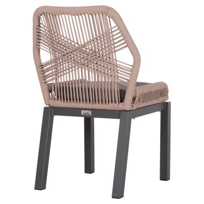 ΚΑΡΕΚΛΑ ΑΛΟΥΜΙΝΙΟΥ ART MAISON LILITH ΑΝΘΡΑΚΙ--ΣΧΟΙΝΙ ΜΠΕΖ 55,5x60x84,5Υεκ