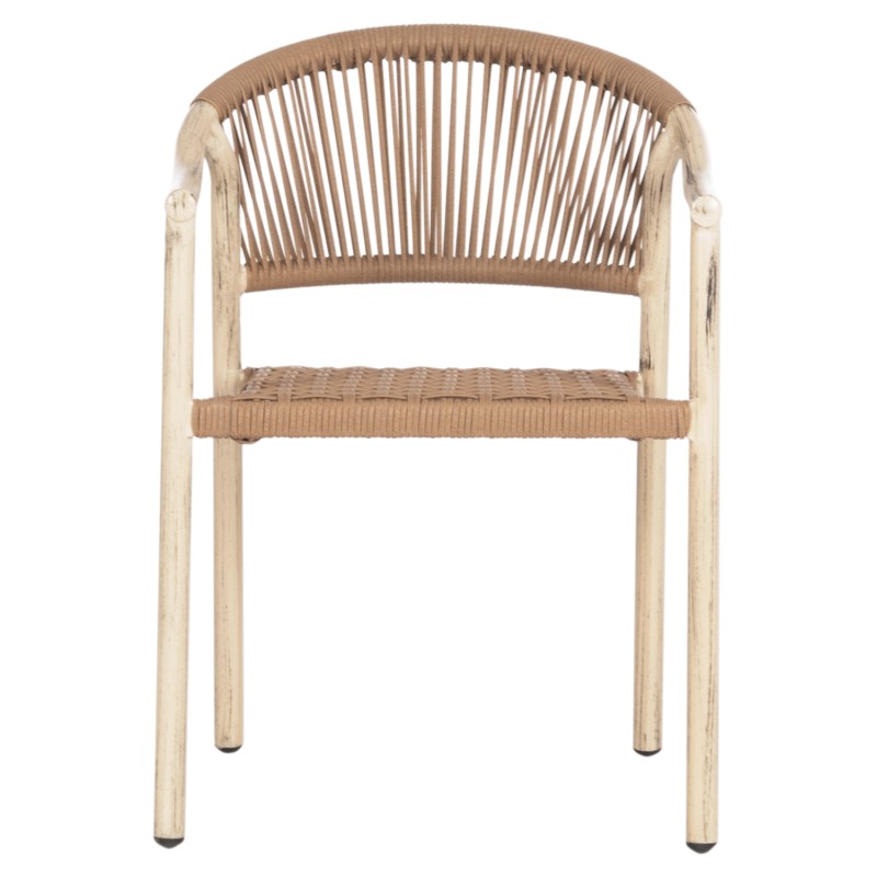 ΠΟΛΥΘΡΟΝΑ ART MAISON DAGGER ΑΛΟΥΜΙΝΙΟ ΧΡΩΜΑ ΔΡΥΟΣ-ΧΑΛΚΙΝΟ ΣΥΝΘΕΤΙΚΟ RATTAN 54x58,5x76Υ