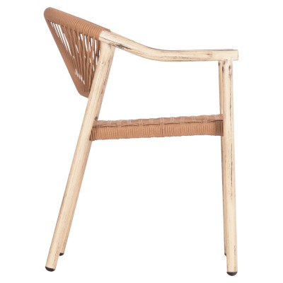 ΠΟΛΥΘΡΟΝΑ ART MAISON DAGGER ΑΛΟΥΜΙΝΙΟ ΧΡΩΜΑ ΔΡΥΟΣ-ΧΑΛΚΙΝΟ ΣΥΝΘΕΤΙΚΟ RATTAN 54x58,5x76Υ