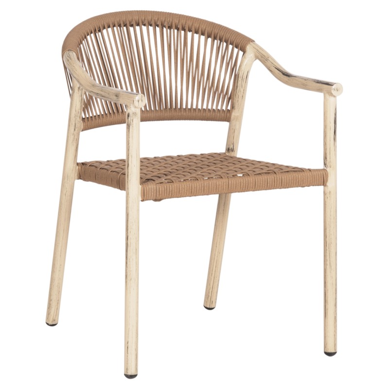 ΠΟΛΥΘΡΟΝΑ ART MAISON DAGGER ΑΛΟΥΜΙΝΙΟ ΧΡΩΜΑ ΔΡΥΟΣ-ΧΑΛΚΙΝΟ ΣΥΝΘΕΤΙΚΟ RATTAN 54x58,5x76Υ