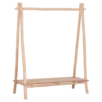 ΕΠΙΠΛΟ ΕΙΣΟΔΟΥ ART MAISON RINA ΚΛΑΔΙΑ ΞΥΛΟΥ TEAK-ΦΥΣΙΚΟ 130,5x53x130Υεκ.