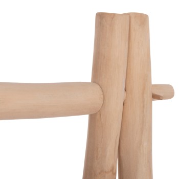 ΕΠΙΠΛΟ ΕΙΣΟΔΟΥ ART MAISON RINA ΚΛΑΔΙΑ ΞΥΛΟΥ TEAK-ΦΥΣΙΚΟ 130,5x53x130Υεκ.