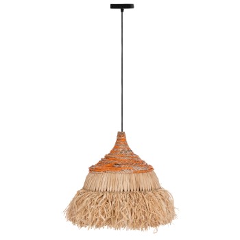ΦΩΤΙΣΤΙΚΟ ΟΡΟΦΗΣ ART MAISON RACCOON ΚΑΠΕΛΟ ΙΝΕΣ SISAL & ΜΠΑΝΑΝΑΣ-ΦΥΣΙΚΟ & MIX Φ35x45Υεκ.