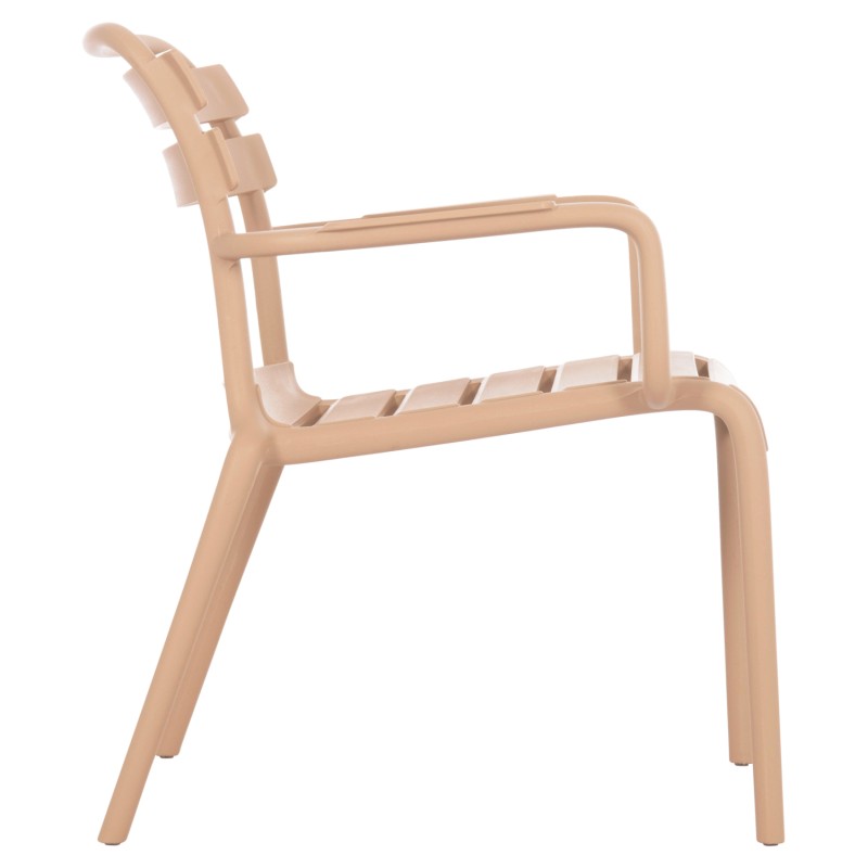 ΠΟΛΥΘΡΟΝΑ ΠΟΛΥΠΡΟΠΥΛΕΝΙΟΥ ART MAISON CURT ΚΑΠΟΥΤΣΙΝΟ 48x67x75Υεκ.