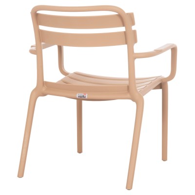 ΠΟΛΥΘΡΟΝΑ ΠΟΛΥΠΡΟΠΥΛΕΝΙΟΥ ART MAISON CURT ΚΑΠΟΥΤΣΙΝΟ 48x67x75Υεκ.