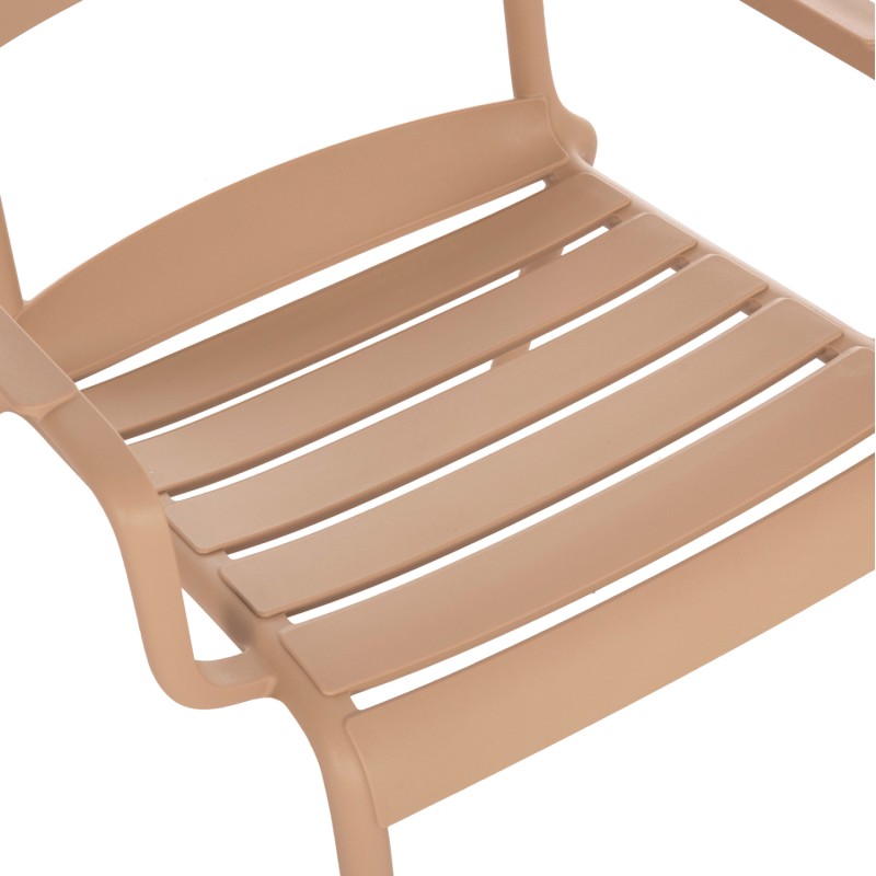 ΠΟΛΥΘΡΟΝΑ ΠΟΛΥΠΡΟΠΥΛΕΝΙΟΥ ART MAISON CURT ΚΑΠΟΥΤΣΙΝΟ 48x67x75Υεκ.