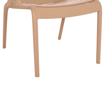 ΠΟΛΥΘΡΟΝΑ ΠΟΛΥΠΡΟΠΥΛΕΝΙΟΥ ART MAISON CURT ΚΑΠΟΥΤΣΙΝΟ 48x67x75Υεκ.