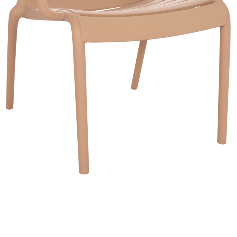 ΠΟΛΥΘΡΟΝΑ ΠΟΛΥΠΡΟΠΥΛΕΝΙΟΥ ART MAISON CURT ΚΑΠΟΥΤΣΙΝΟ 48x67x75Υεκ.