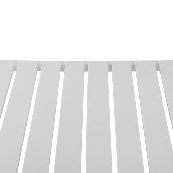 ΤΡΑΠΕΖΙ ΣΑΛΟΝΙΟΥ ΑRT MAISON HUSSAR ΕΞΩΤΕΡΙΚΟΥ ΧΩΡΟΥ ΧΑΜΗΛΟ ΠΟΛΥΠΡΟΠΥΛΕΝΙΟ ΛΕΥΚΟ 100x60x46Υεκ