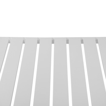 ΤΡΑΠΕΖΙ ΣΑΛΟΝΙΟΥ ΑRT MAISON HUSSAR ΕΞΩΤΕΡΙΚΟΥ ΧΩΡΟΥ ΧΑΜΗΛΟ ΠΟΛΥΠΡΟΠΥΛΕΝΙΟ ΛΕΥΚΟ 100x60x46Υεκ