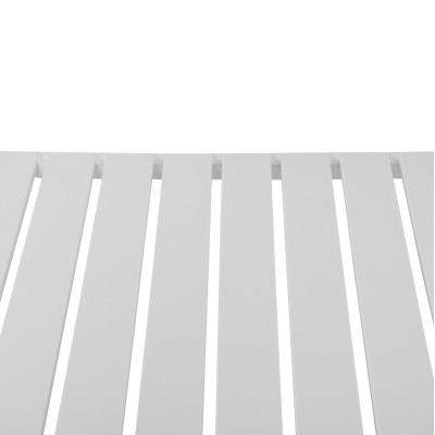 ΤΡΑΠΕΖΙ ΣΑΛΟΝΙΟΥ ΑRT MAISON HUSSAR ΕΞΩΤΕΡΙΚΟΥ ΧΩΡΟΥ ΧΑΜΗΛΟ ΠΟΛΥΠΡΟΠΥΛΕΝΙΟ ΛΕΥΚΟ 100x60x46Υεκ