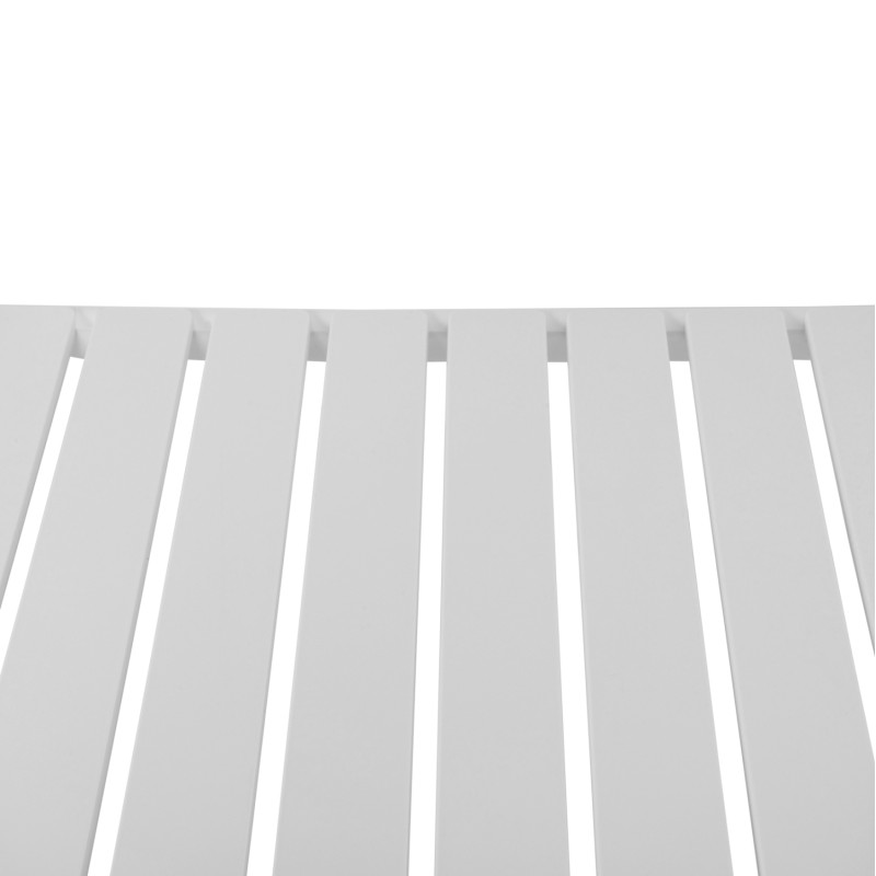 ΤΡΑΠΕΖΙ ΣΑΛΟΝΙΟΥ ΑRT MAISON HUSSAR ΕΞΩΤΕΡΙΚΟΥ ΧΩΡΟΥ ΧΑΜΗΛΟ ΠΟΛΥΠΡΟΠΥΛΕΝΙΟ ΛΕΥΚΟ 100x60x46Υεκ