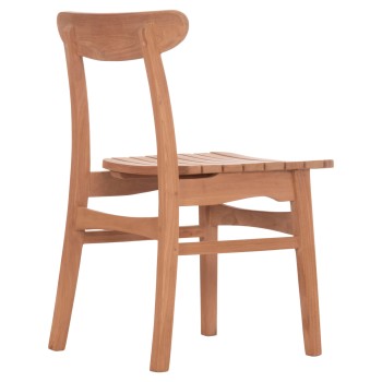 ΚΑΡΕΚΛΑ ΤΡΑΠΕΖΑΡΙΑΣ ΕΞ.ΧΩΡΟΥ ART MAISON JETSTREAM ΞΥΛΟ TEAK--ΦΥΣΙΚΟ 48x51x82Υεκ.