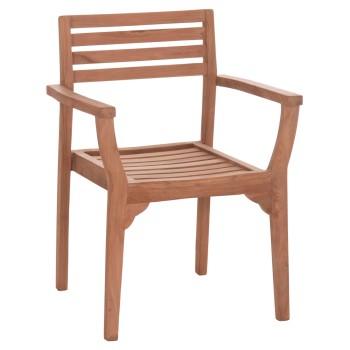 ΠΟΛΥΘΡΟΝΑ ΕΞΩΤ.ΧΩΡΟΥ Art Maison Jenko ΞΥΛΟ TEAK--ΦΥΣΙΚΟ ΧΡΩΜΑ 60x59x84Υεκ.