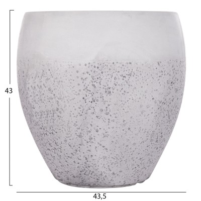 ΣΕΤ 3ΤΜΧ ΓΛΑΣΤΡΕΣ ΣΕΙΡΑ ART MAISON PHALANX FIBERCLAY ΛΕΥΚΟ Φ55x54.5Υεκ