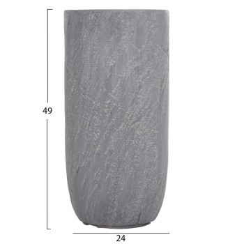 ΣΕΤ 3ΤΜΧ ΓΛΑΣΤΡΕΣ ΚΥΛΙΝΔΡΟΙ ΣΕΙΡΑ ART MAISON PHALANX FIBERCLAY-ΧΡΩΜΑ CEMENT Φ44x78.5Υεκ