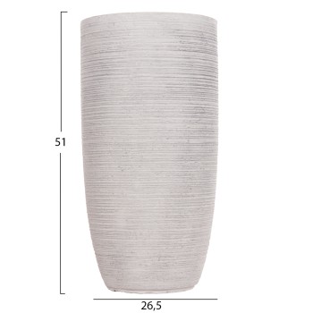 ΣΕΤ 3ΤΜΧ ΓΛΑΣΤΡΕΣ ΚΥΛΙΝΔΡΟΙ ΣΕΙΡΑ ART MAISON PHALANX FIBERCLAY-ΧΡΩΜΑ CEMENT Φ42.5x78.5Υεκ