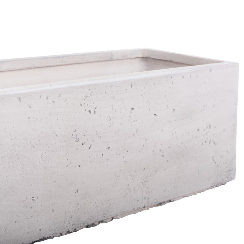 ΣΕΤ 3ΤΜΧ ΓΛΑΣΤΡΕΣ ΟΡΘΟΓΩΝΙΕΣ ART MAISON PHALANX FIBERCLAY ΓΚΡΙ CEMENT 81x30.5x30.5Υεκ.