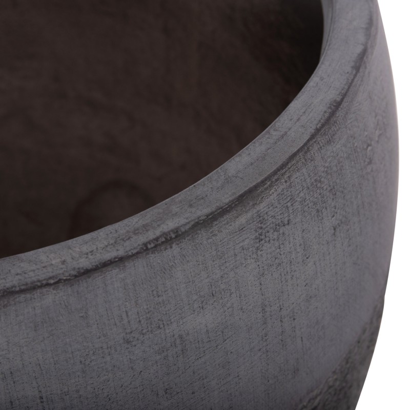 ΣΕΤ 3ΤΜΧ ΓΛΑΣΤΡΕΣ ΣΕΙΡΑ ART MAISON PHALANX FIBERCLAY-ΣΕ ΣΚΟΥΡΟ CEMENT ΧΡΩΜΑ Φ55x54Υεκ