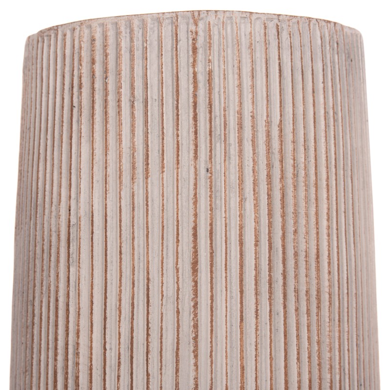 ΣΕΤ 2ΤΜΧ ΓΛΑΣΤΡΕΣ ΚΥΛΙΝΔΡΟΙ ΣΕΙΡΑ ART MAISON PHALANX FIBERCLAY-ΧΡΩΜΑ CEMENT Φ36x63.5Υεκ