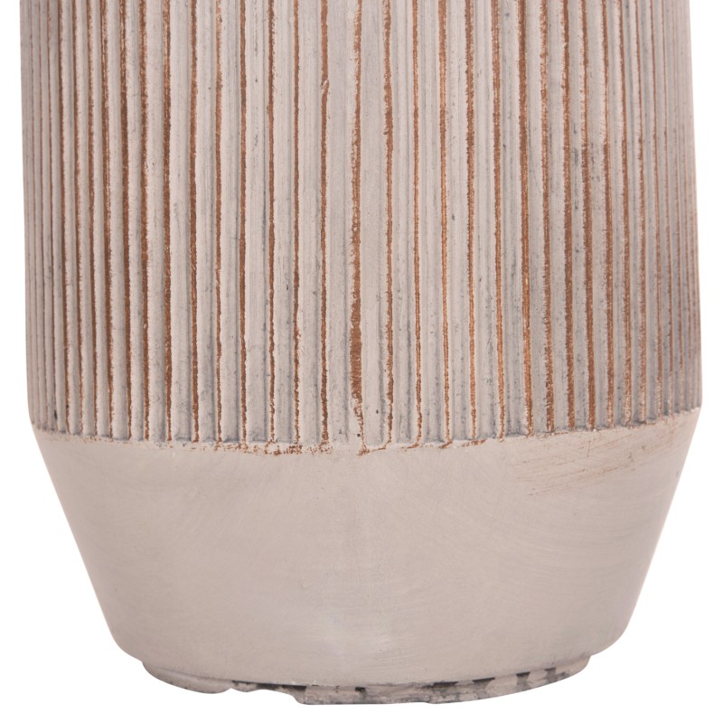 ΣΕΤ 2ΤΜΧ ΓΛΑΣΤΡΕΣ ΚΥΛΙΝΔΡΟΙ ΣΕΙΡΑ ART MAISON PHALANX FIBERCLAY-ΧΡΩΜΑ CEMENT Φ36x63.5Υεκ