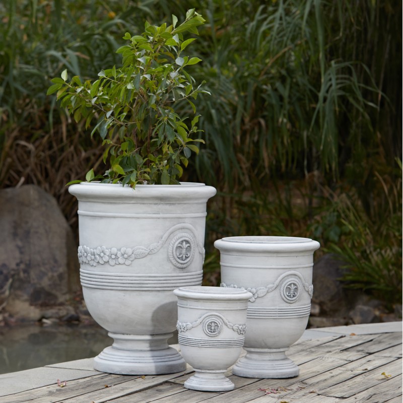 ΣΕΤ 3ΤΜΧ ΓΛΑΣΤΡΕΣ ΜΕ ΑΝΑΓΛΥΦΟ ART MAISON PHALANX FIBERCLAY-ΣΕ ΥΠΟΛΕΥΚΟ Φ57.5x72.5Υεκ