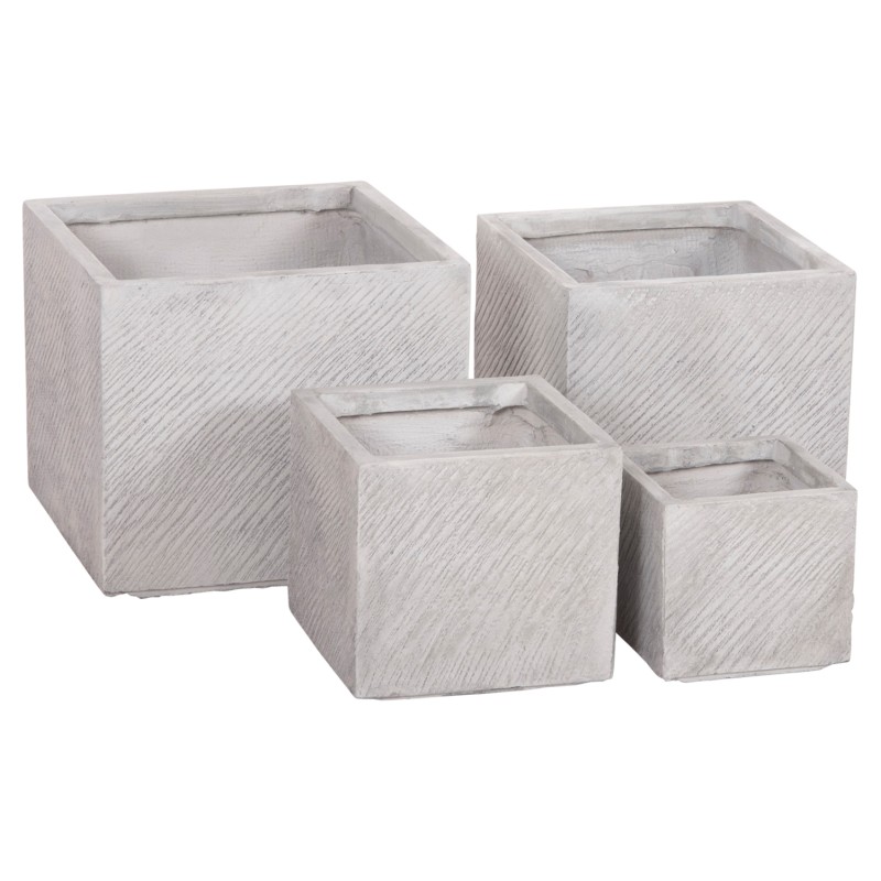 ΣΕΤ 4ΤΜΧ ΓΛΑΣΤΡΕΣ ΤΕΤΡΑΓΩΝΕΣ ART MAISON PHALANX FIBERCLAY ΓΚΡΙ CEMENT 37x37x31.5Υεκ. ΣΕΤ 4ΤΜΧ ΓΛΑΣΤΡΕΣ ΤΕΤΡΑΓΩΝΕΣ ART MAISON PHALANX FIBERCLAY ΓΚΡΙ CEMENT 37x37x31.5Υεκ.