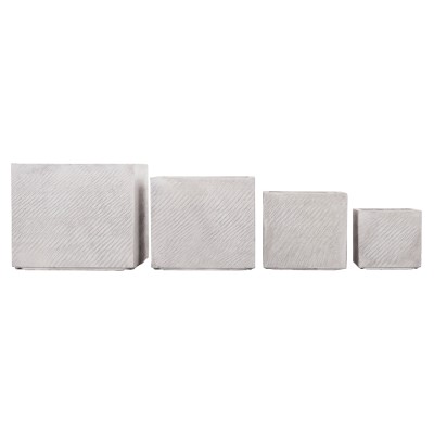 ΣΕΤ 4ΤΜΧ ΓΛΑΣΤΡΕΣ ΤΕΤΡΑΓΩΝΕΣ ART MAISON PHALANX FIBERCLAY ΓΚΡΙ CEMENT 37x37x31.5Υεκ. ΣΕΤ 4ΤΜΧ ΓΛΑΣΤΡΕΣ ΤΕΤΡΑΓΩΝΕΣ ART MAISON PHALANX FIBERCLAY ΓΚΡΙ CEMENT 37x37x31.5Υεκ.
