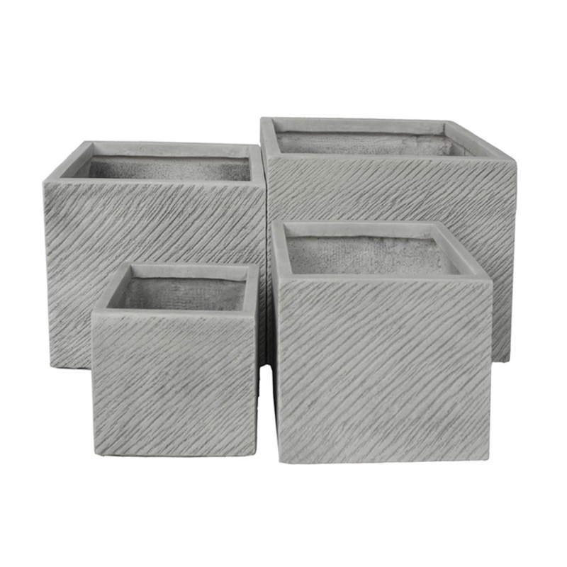 ΣΕΤ 4ΤΜΧ ΓΛΑΣΤΡΕΣ ΤΕΤΡΑΓΩΝΕΣ ART MAISON PHALANX FIBERCLAY ΓΚΡΙ CEMENT 37x37x31.5Υεκ. ΣΕΤ 4ΤΜΧ ΓΛΑΣΤΡΕΣ ΤΕΤΡΑΓΩΝΕΣ ART MAISON PHALANX FIBERCLAY ΓΚΡΙ CEMENT 37x37x31.5Υεκ.