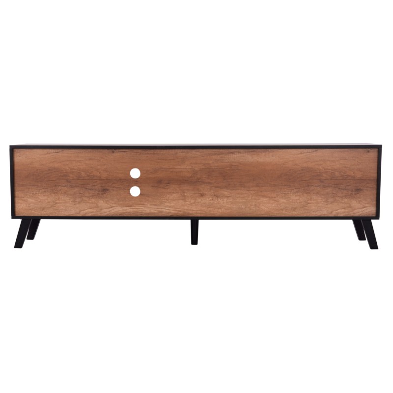 ΕΠΙΠΛΟ ΤΗΛΕΟΡΑΣΗΣ ART MAISON RYOUTA ΜΕΛΑΜΙΝΗ ΣΕ ΜΑΥΡΟ-ΦΥΣΙΚΟ 180x40x51Υεκ.