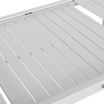 ΣΕΤ ΤΡΑΠΕΖΑΡΙΑΣ ΕΞ.ΧΩΡΟΥ 7ΤΜΧ ART MAISON BRAIXEN ΛΕΥΚΟ ΑΛΟΥΜΙΝΙΟ--P.E.RATTAN