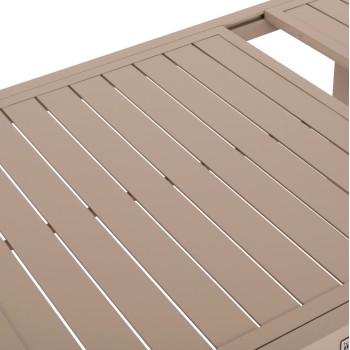 ΣΕΤ ΤΡΑΠΕΖΑΡΙΑΣ ΕΞ.ΧΩΡΟΥ 7ΤΜΧ ART MAISON BRAVIARY ΑΛΟΥΜΙΝΙΟ ΣΕ ΣΑΜΠΑΝΙ