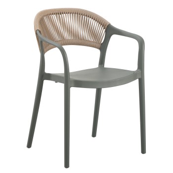 ΠΟΛΥΘΡΟΝΑ ΠΟΛΥΠΡΟΠΥΛΕΝΙΟΥ ART MAISON TEPIG OLIVE GREEN--P.P. ΜΠΕΖ ΣΧΟΙΝΙ 56,5x53x80Υεκ.