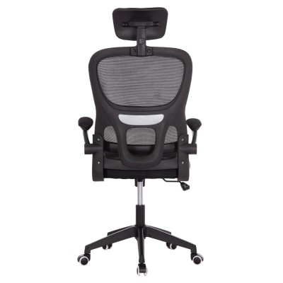 ΚΑΡΕΚΛΑ ΓΡΑΦΕΙΟΥ ART MAISON LASSO ΜΑΥΡΟ MESH & PP ΣΚΕΛΕΤΟΣ 64x60x117-127Υεκ.