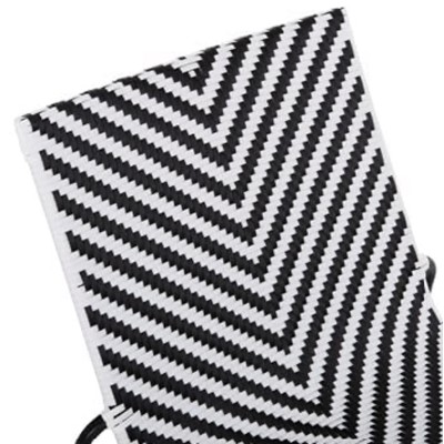 ΣΕΤ LOUNGE 3TMX ΕΞ.ΧΩΡΟΥ ART MAISON BEWEAR ΜΕΤΑΛΛΟ ΚΑΙ ΣΥΝΘ.RATTAN ΣΕ ΛΕΥΚΟ-ΜΑΥΡΟ